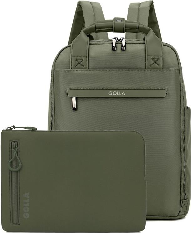 Golla Set Aus Rucksack Und LaptoP-Sleeve 13 Zoll, Grün (76465)