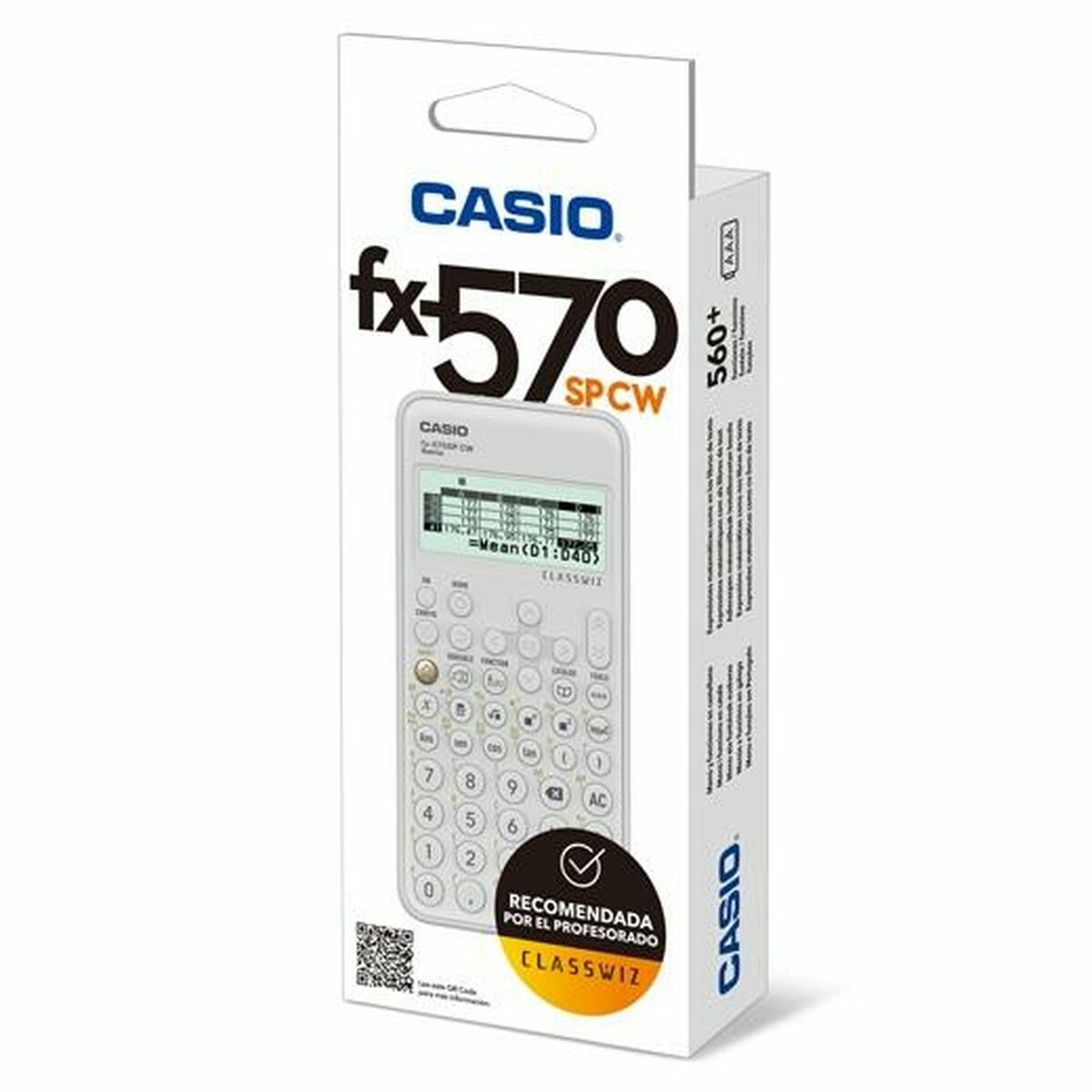 Calcolatrice Scientifica Casio Bianco