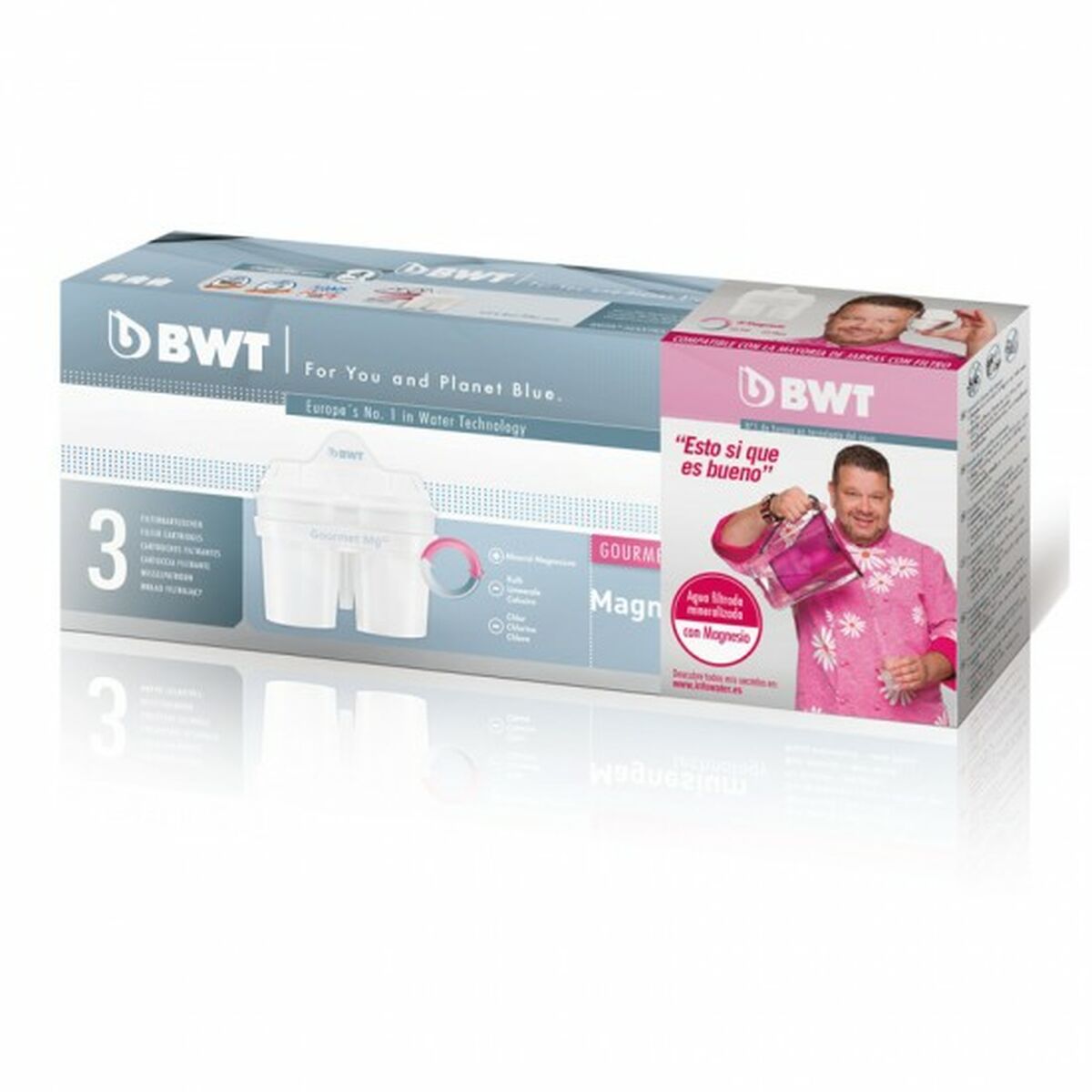 Filtro Per Brocca Filtrante Bwt 814333 3 Pezzi