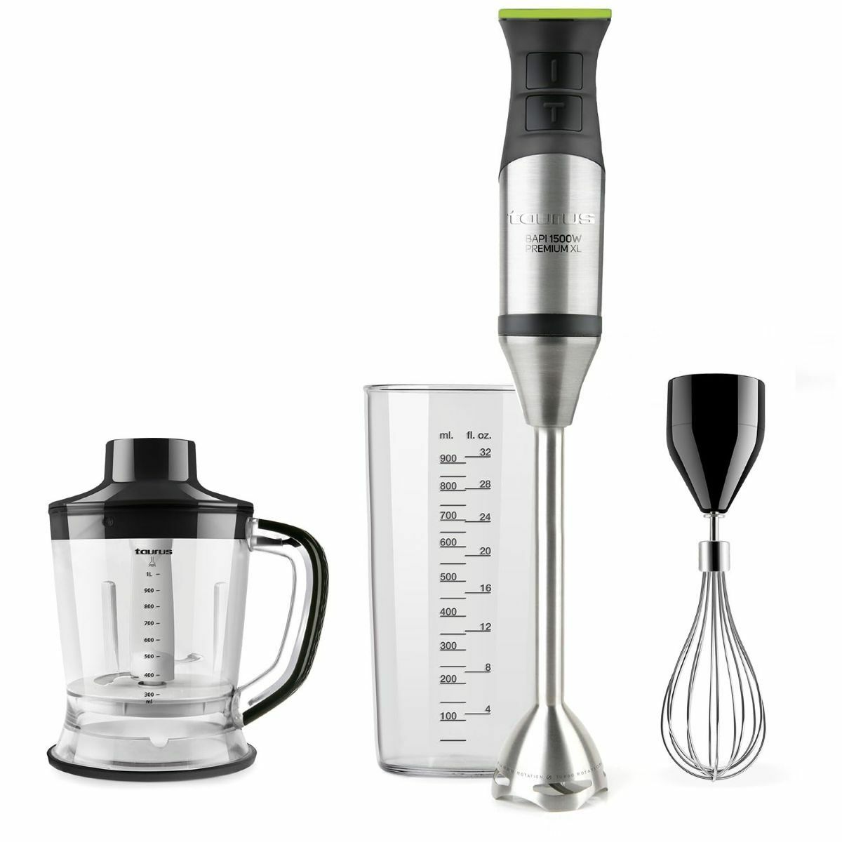 Frullatore A Immersione Multifunzione Con Accessori Taurus 916401000