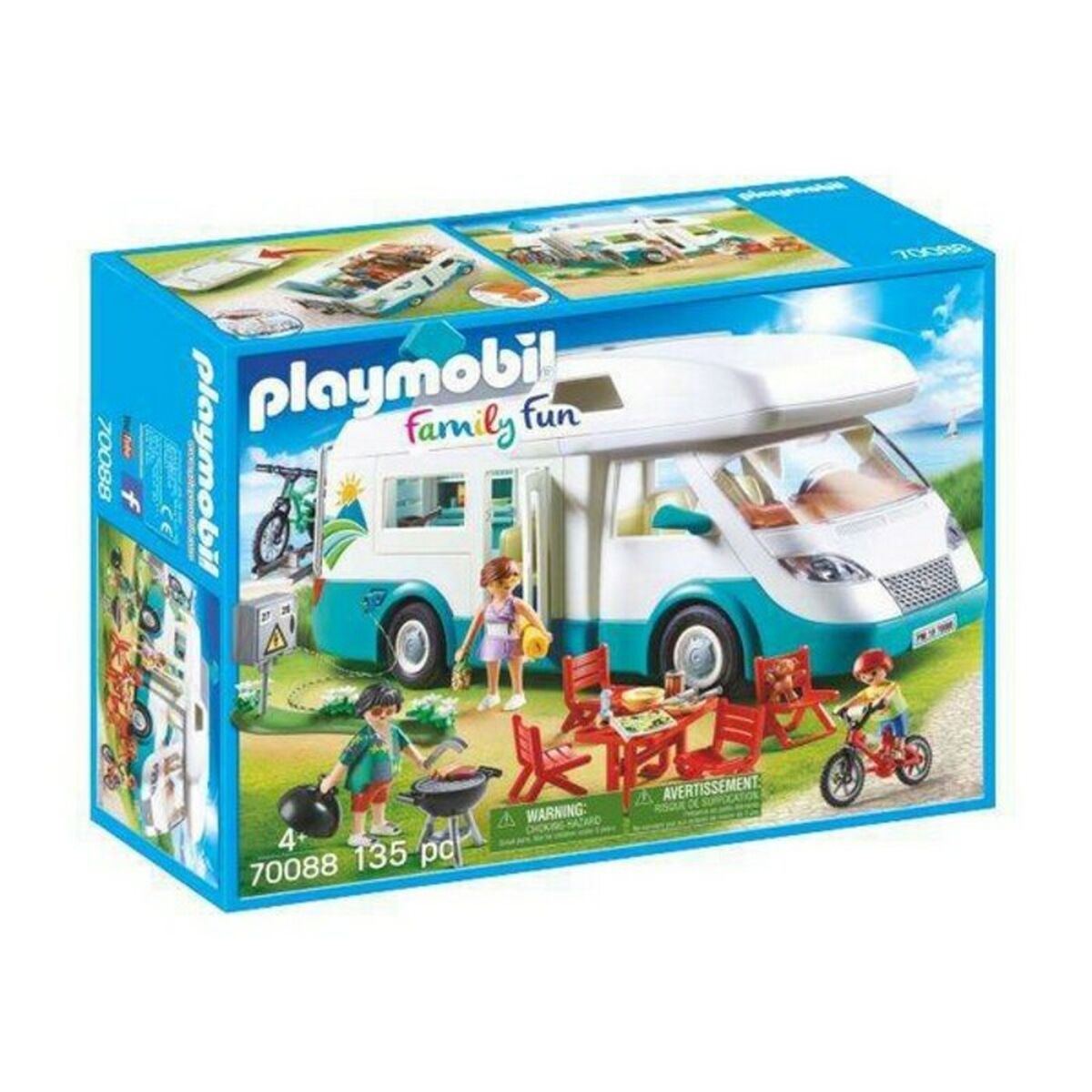 Playset Playmobil 70088 Camper 1 Unità (135 Pcs)