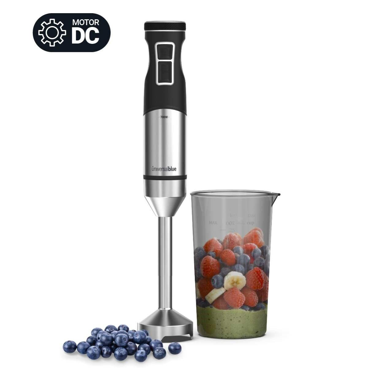 Frullatore Ad Immersione Universal Blue 7070x Azzurro 700 W