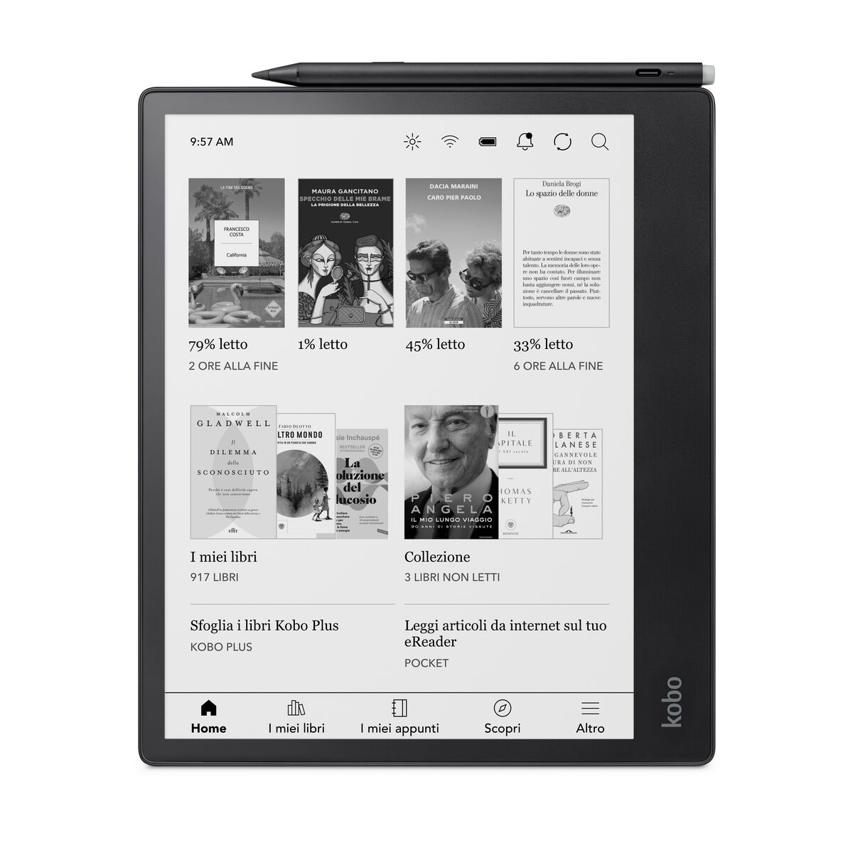 Ebook Rakuten N605-KU-BK-K-Bu Nero 32 Gb 10,3"