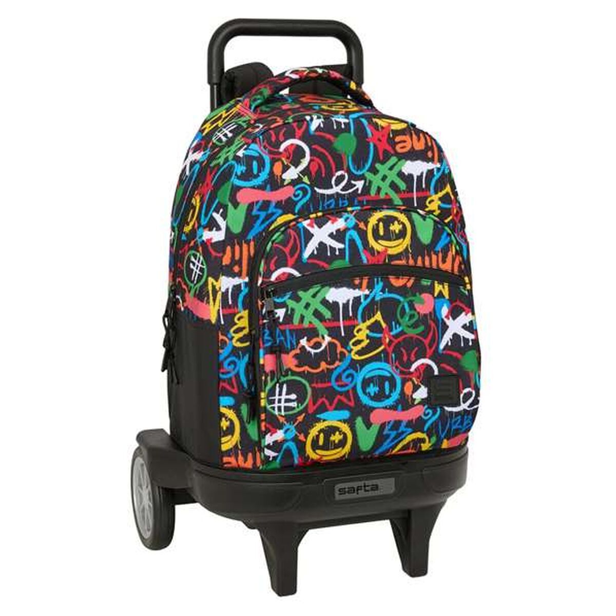 Trolley Per La Scuola Safta Colors 33 X 45 X 22 Cm Graffiti