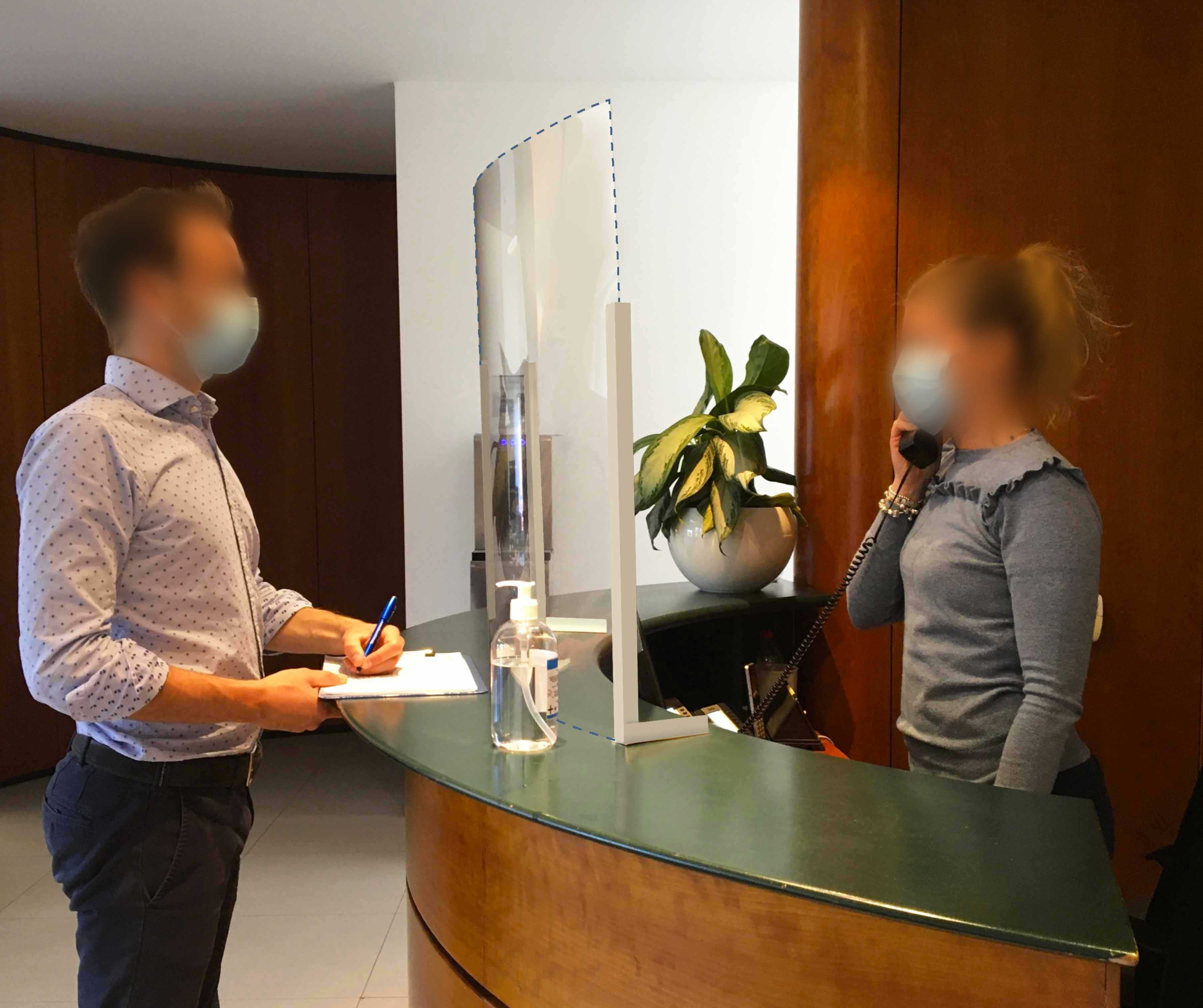 Confcare Barriera Parafiato Flessibile 100x100 Spessore 0,5mm + Kit Di Montaggio