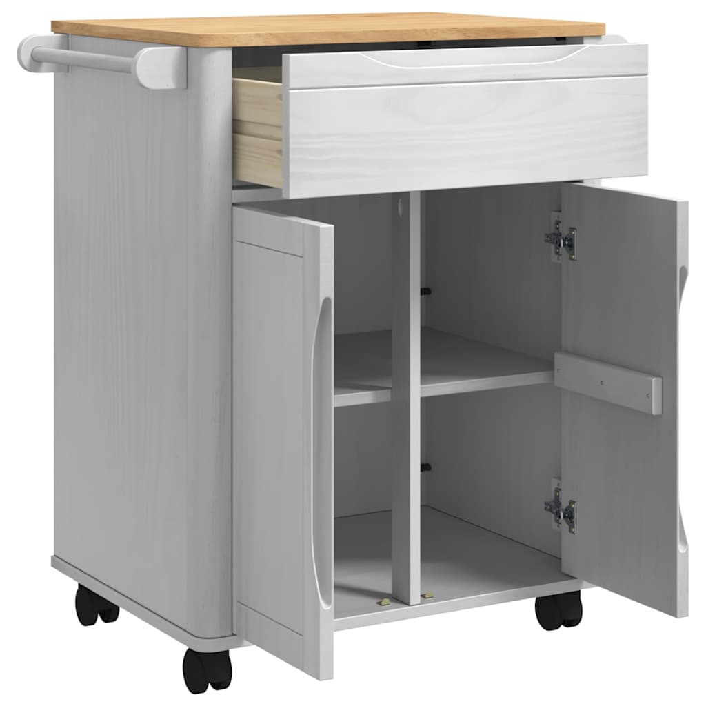 Carrello Da Cucina Bianco 72,5 X 45 X 80 cm - Image 5