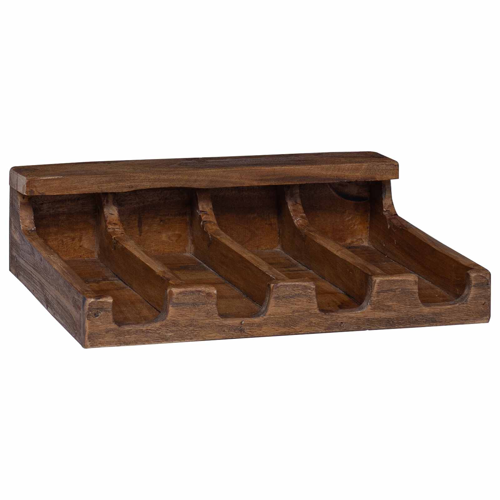 Custodia Marrone 36 X 30 X 10 Cm Legno Di Mogano Massello - Image 4