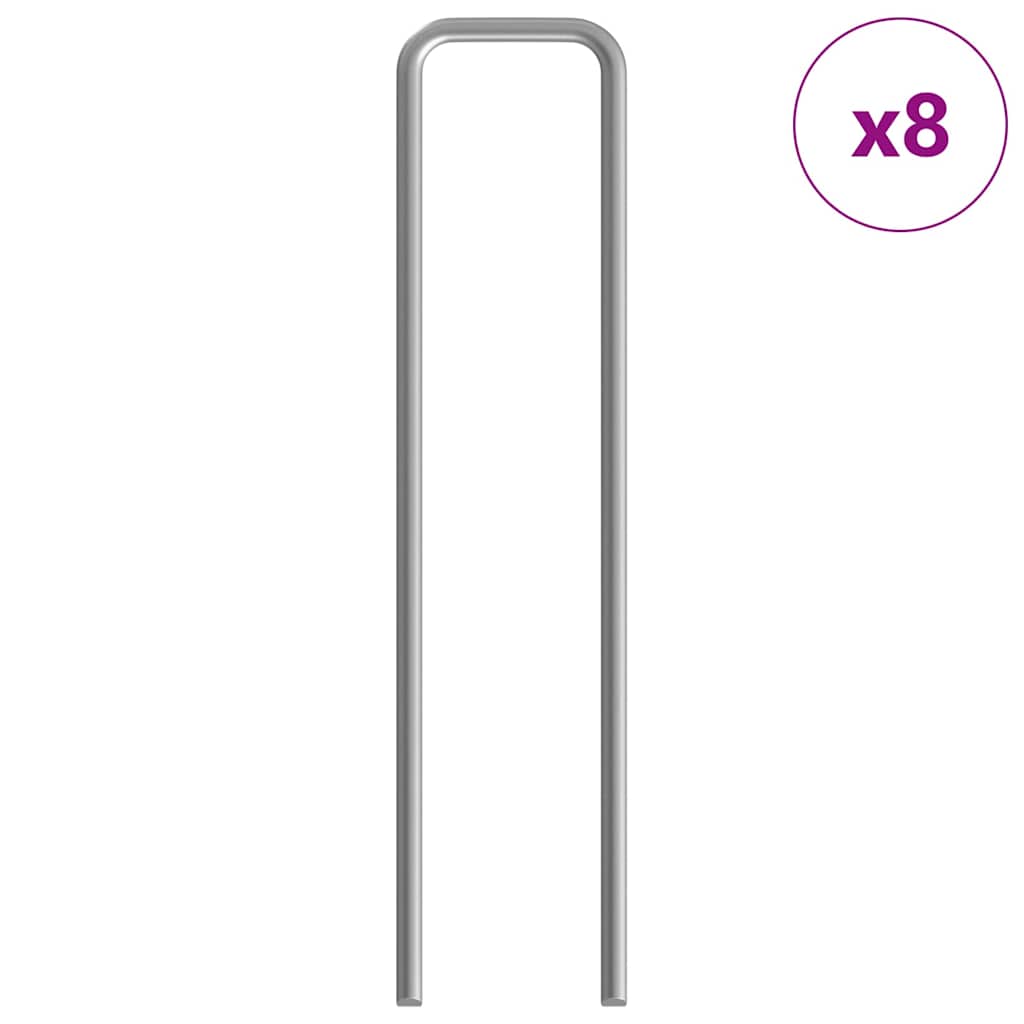 Gabbia Per Conigli Argento 200 X 100 X 210 Cm Acciaio Zincato - Image 4