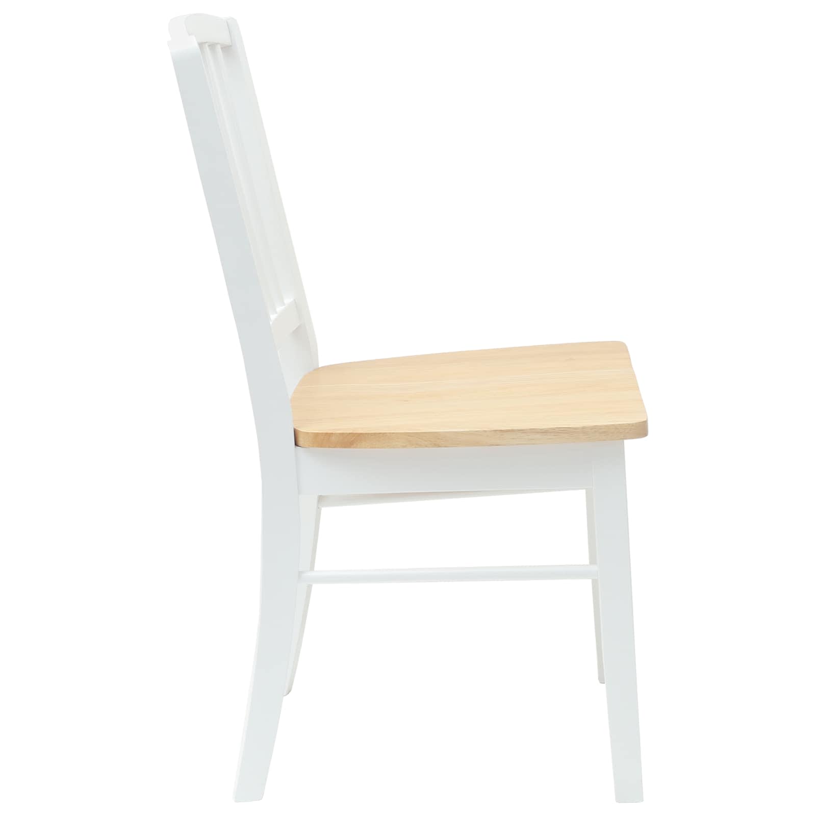 Sedie Da Pranzo 2 Pcs Bianco 50 X 52,5 X 91 cm - Image 6