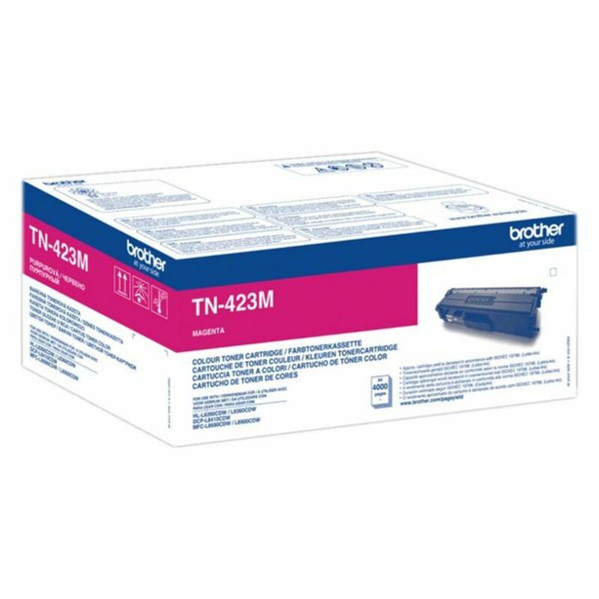 Toner Brother Tn423m Magenta Magenta