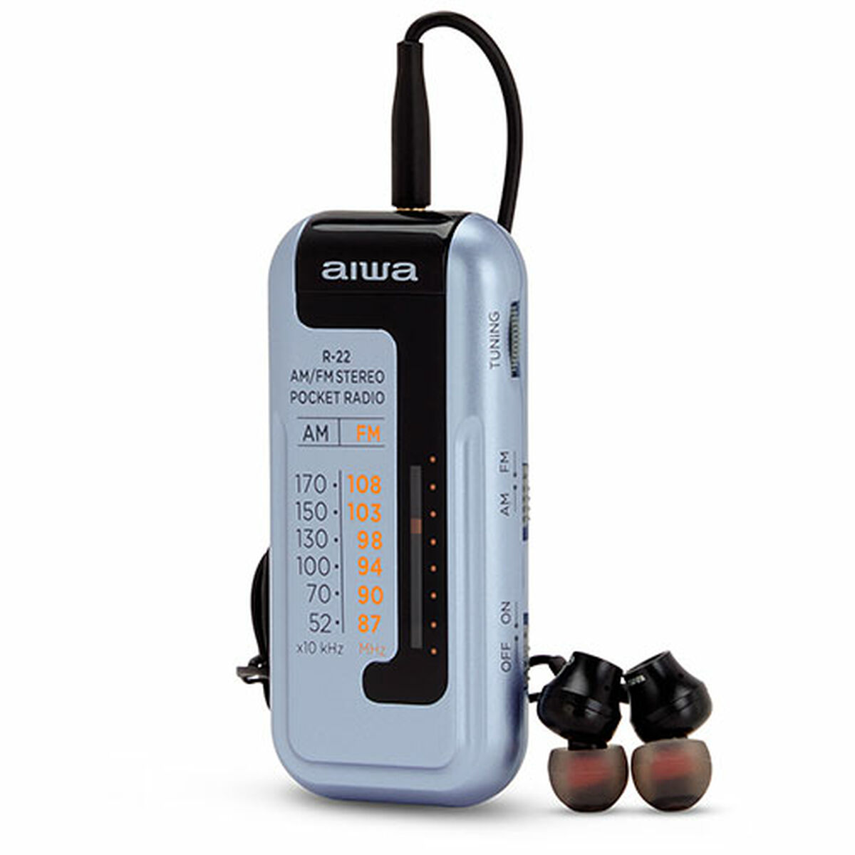 Radio Aiwa R22sl Argentato