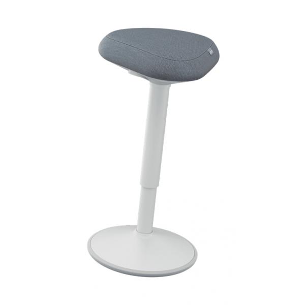 Leitz 65450085 Sedia Da Ufficio E Computer Seduta Imbottita (leitz Ergo Active Standing Stool With Comfort Seat Light Grey - 65450085)