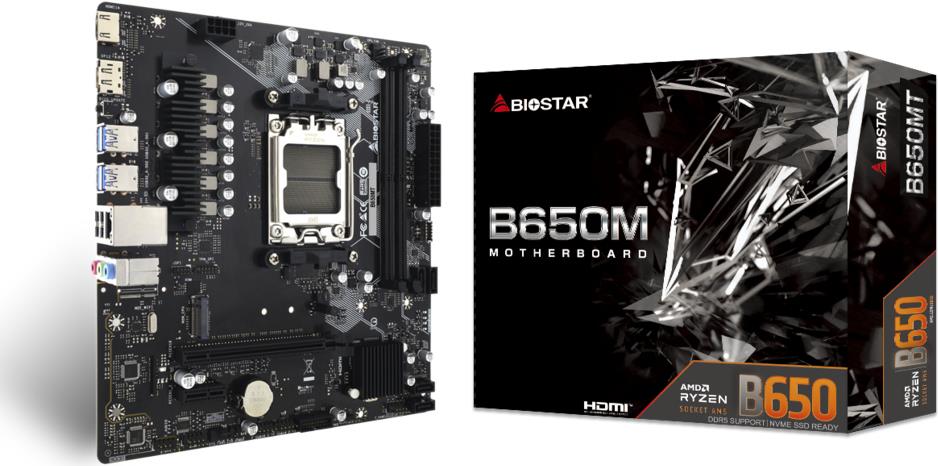 Biostar B650mt Motherboard Amd B650 Buchse Am5 Micro Atx (b650mt)