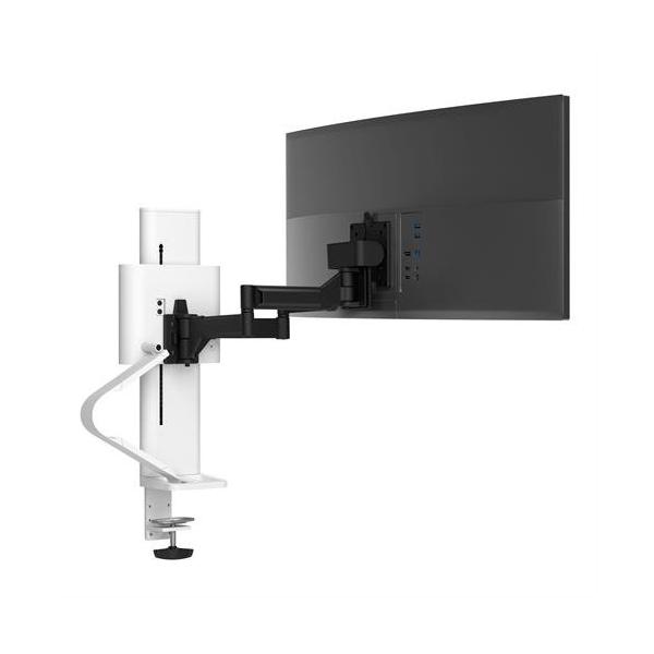 Ergotron Trace - Kit Di Montaggio (perno, Base, Distanziale Vesa, Colonna Di Sollevamento, Braccio Di Estensione, Morsetto Da Tavolo In 2 Parti, Cana