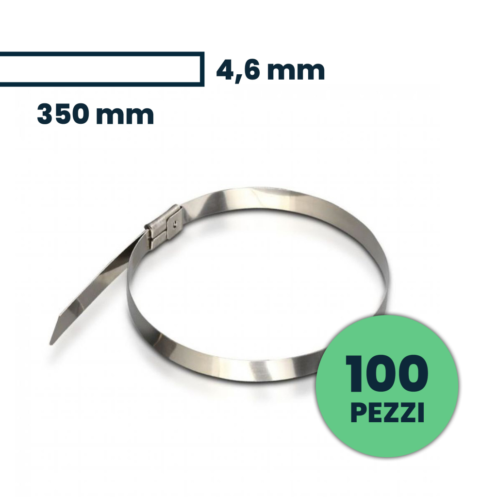 Cable Tie Stainless 4.6*350mm 100pcs/pack