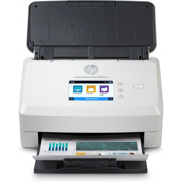 Hp Scanjet Enterprise Flow N7000 Snw1 - Scanner Per Documenti - Cmos / Cis - Fronte/retro - 216 X 3100 Mm - 600 Dpi X 600 Dpi - Fino A 75 Pagine/min.