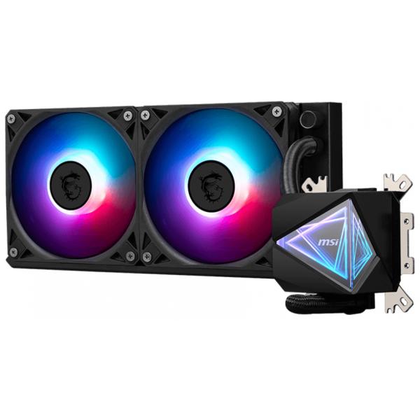 Msi Mag Coreliquid I240 Case Per Computer Raffreddatore Di Liquidi Tutto In Uno 12 Cm Nero 1 Pz (msi Mag Coreliquid I240 Cpu Cooler)