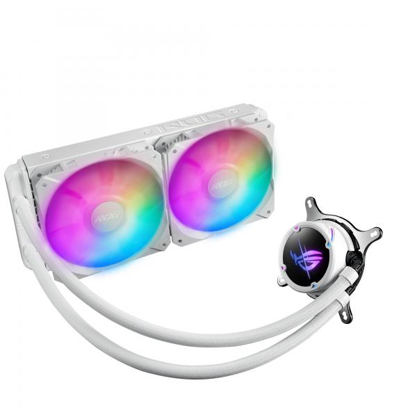 Asus Rog Strix Lc Ii 240 Argb White Edition Processore Raffreddatore Di Liquidi Tutto In Uno 12 Cm Bianco 1 Pz (rog Strix Lc2 240 Argb Wt)