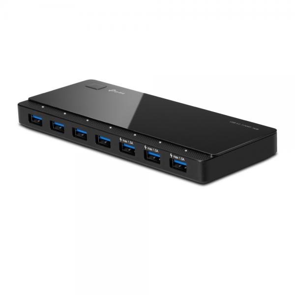 TP-Link Uh700 Hub Di Interfaccia Usb 3.2 Gen 1 (3.1 Gen 1) MicrO-B 5000 Mbit/s Nero