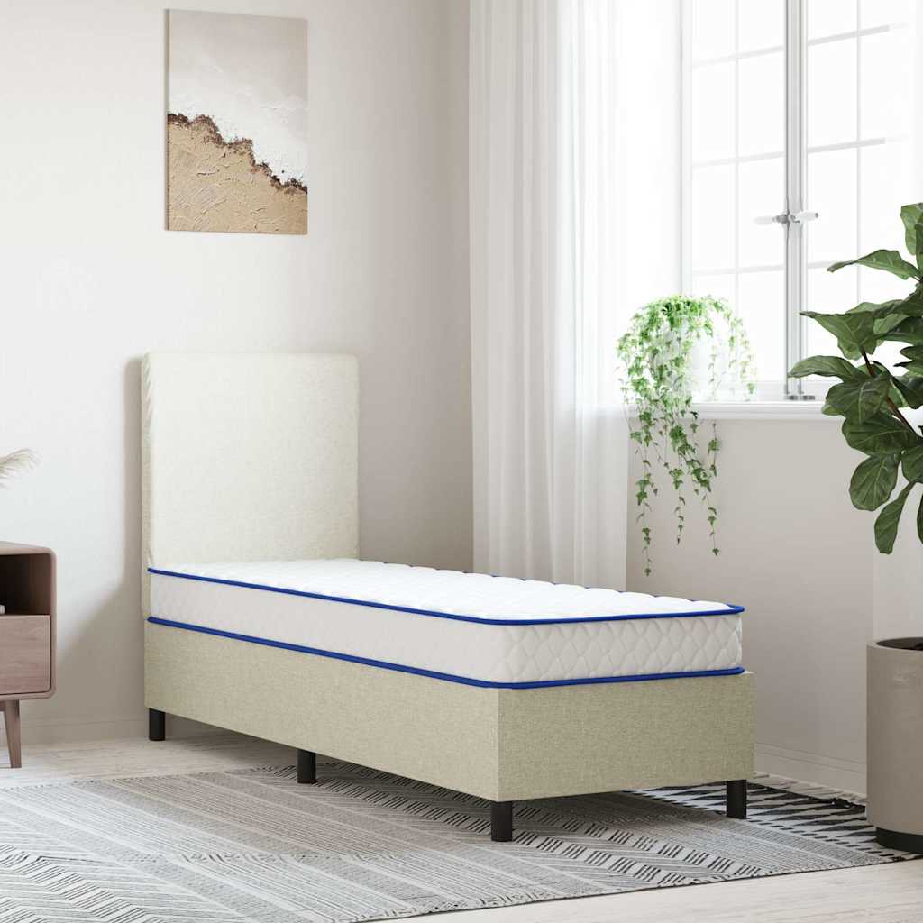 Materasso Viscoelastico Bianco 70x200x17 Cm Morbido