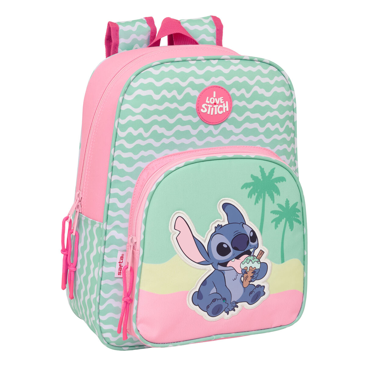 Zaino Scuola Lilo & Stitch Ice Cream Rosa 26 X 34 X 11 cm