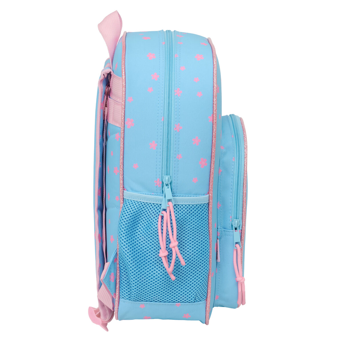 Zaino Scuola Lilo & Stitch Happy Blu Cielo 32 X 38 X 12 cm