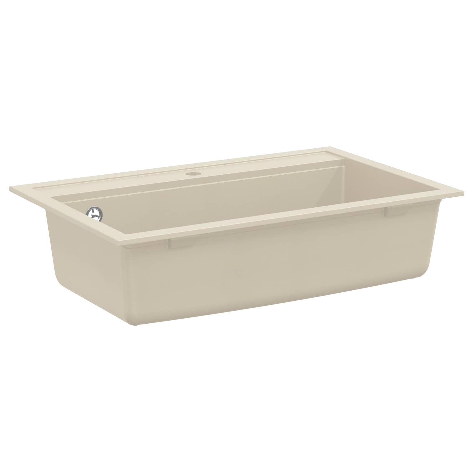 Lavello Beige 795 X 505 Mm 80% Quarzo E 20% Resina