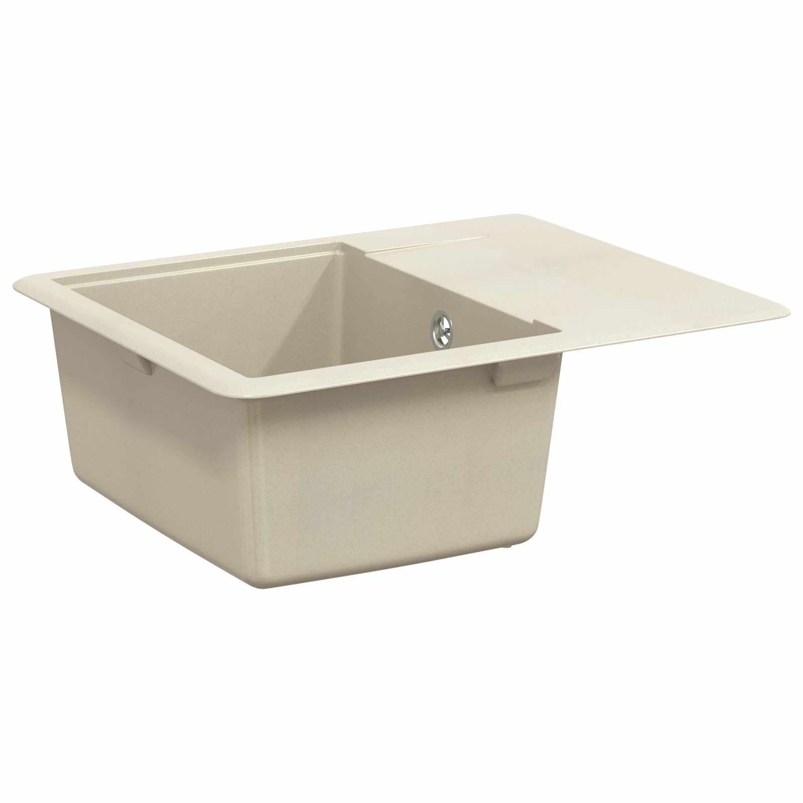 Lavello Beige 560 X 460 Mm 80% Quarzo E 20% Resina