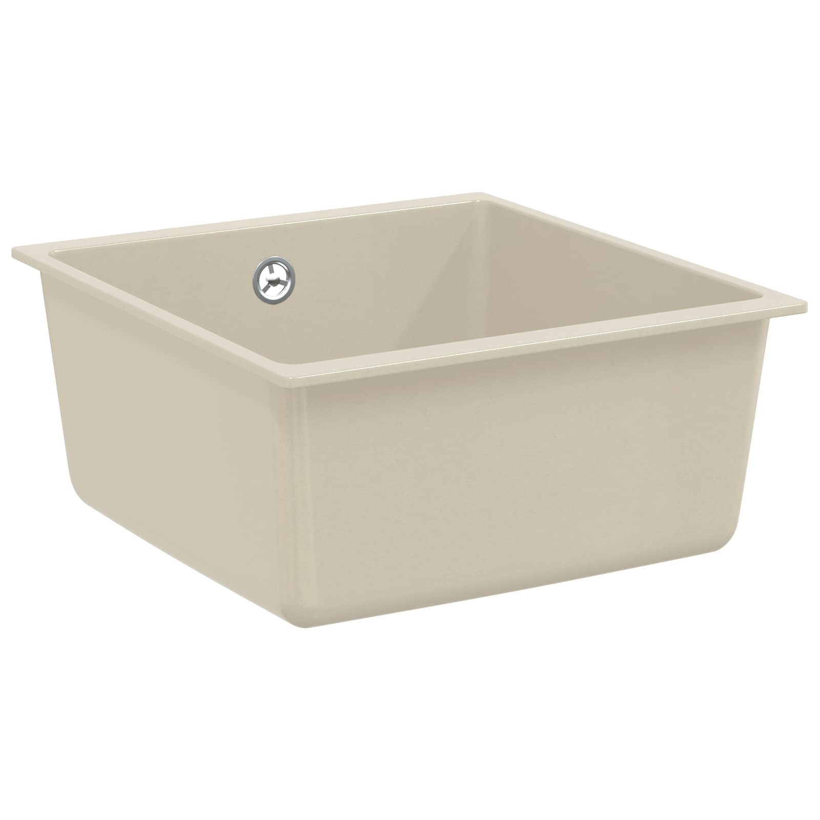 Lavello Beige 430 X 460 Mm 80% Quarzo E 20% Resina