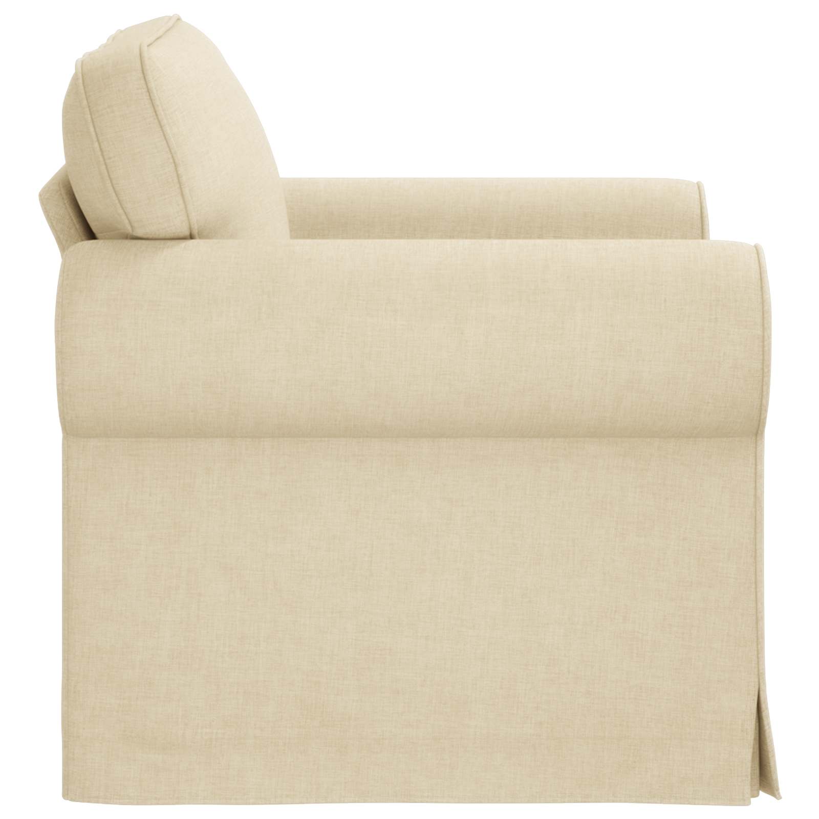 Divano Crema 215 X 82 X 80 Cm Metallo - Image 5