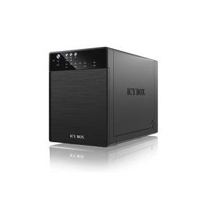Raidsonic Icy Box IB-3640su3 - Speichergehäuse Mit Lüfter, Ein/auS-Schalter - 8,9 Cm (3.5") - Sata 3gb/s - Raid Jbod - Esata 3gb/s, Usb3.0 - Schwarz
