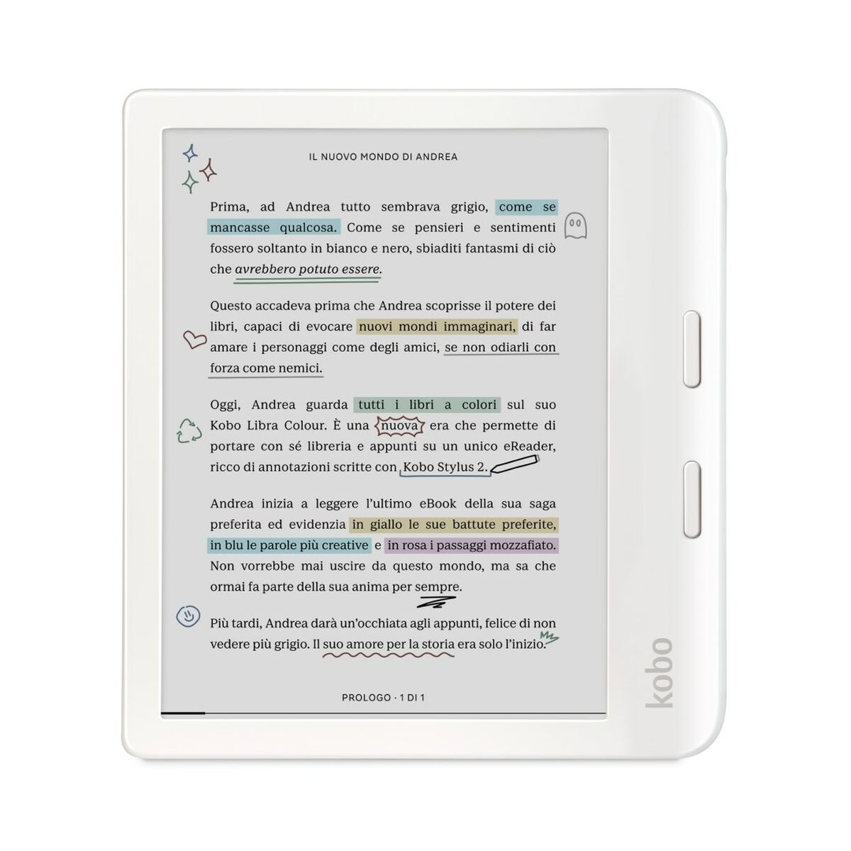 Ebook Rakuten N428-KU-WH-K-Ck Bianco 32 Gb 7"