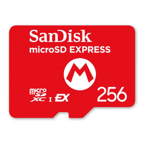 Scheda Di Memoria Micro Sd Express Sandisk Da 256 Gb Per Nintendo Switch 2