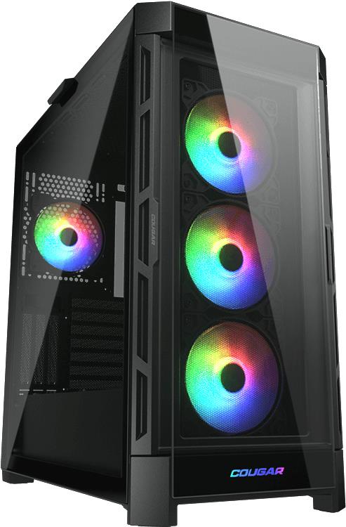 Cougar Gaming CgR-5ad1B-Rgb - Midi Tower - Pc - Schwarz - Atx - Ceb - Eatx - Micro Atx - MinI-Itx - Nylon - Multi (cgR-5ad1B-Rgb)