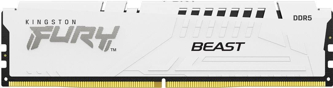 Kingston Fury Beast - Ddr5 - Modul - 16gb - Dimm 288-Pin - 6000 Mhz / Pc5-48000 - Cl30 - ON-Die Ecc - Weiß (kf560c30bwE-16)