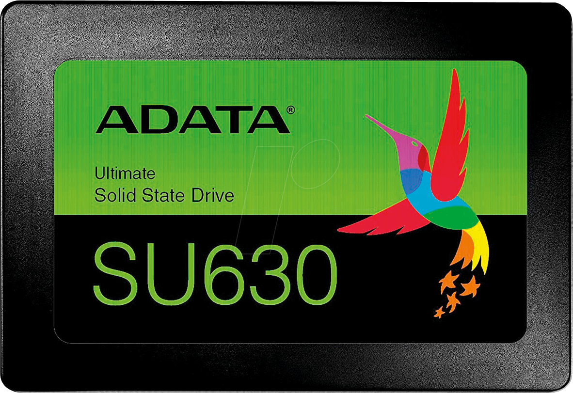 Adata Ultimate Su630 - Ssd - 960gb - Intern - 2.5" (6,4 Cm) - Sata 6gb/s (asu630sS-960gQ-r)
