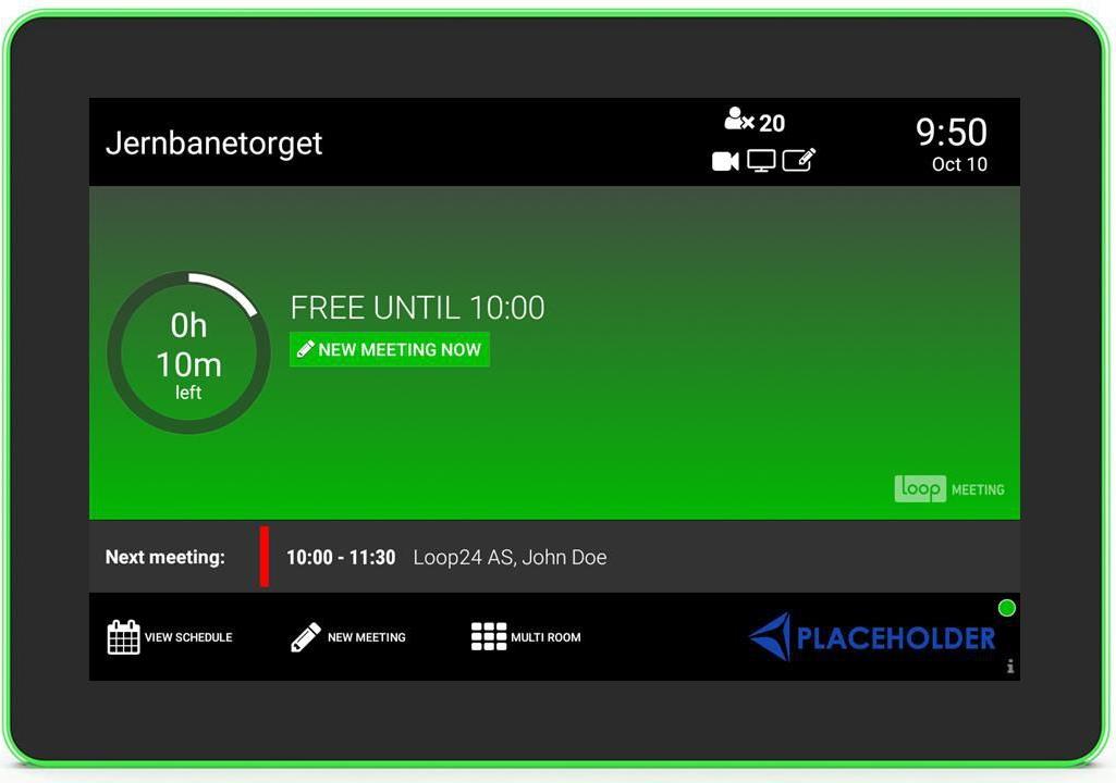 Loop24 LM-8058 BesprechungsrauM-Display 20,3 Cm (8") 1280 X 800 Pixel Led 802.11a - 802.11b - 802.11g - WI-Fi 4 (802.11n) - WI-Fi 5 (802.11ac) - WI-F