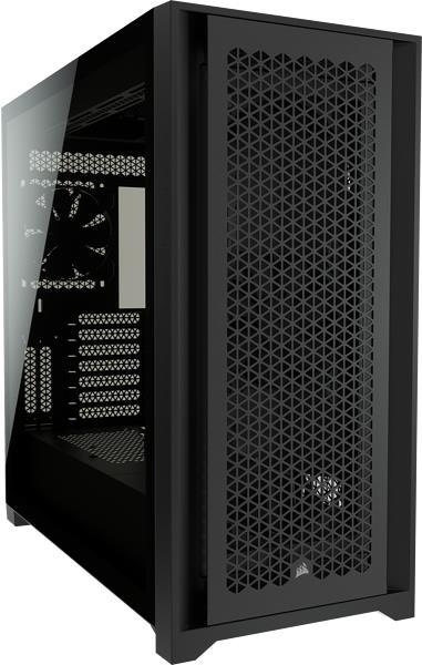 Corsair 5000d Airflow - Mid Tower - Atx - Seitenteil Mit Fenster (gehärtetes Glas) - Keine Spannungsversorgung (atx) - Schwarz - Usb/audio (cC-901121