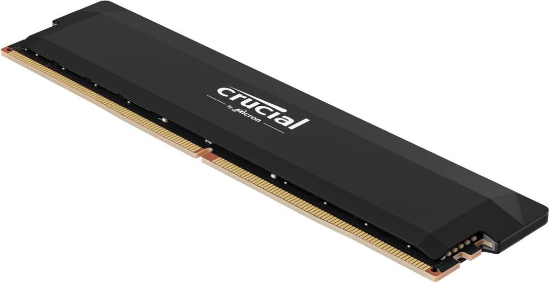 Crucial Pro - Ddr5 - Modul - 16 Gb - Dimm 288-Pin - 3200 Mhz / Pc5-51200 - Cl38 - 1.35 V - Ungepuffert - ON-Die Ecc - Schwarz (cp32g64c40u5b)