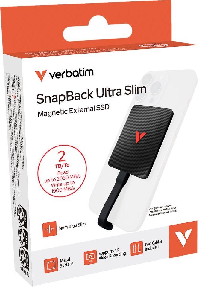 Verbatim Ssd Snapback Ultra Slim Black (32337)