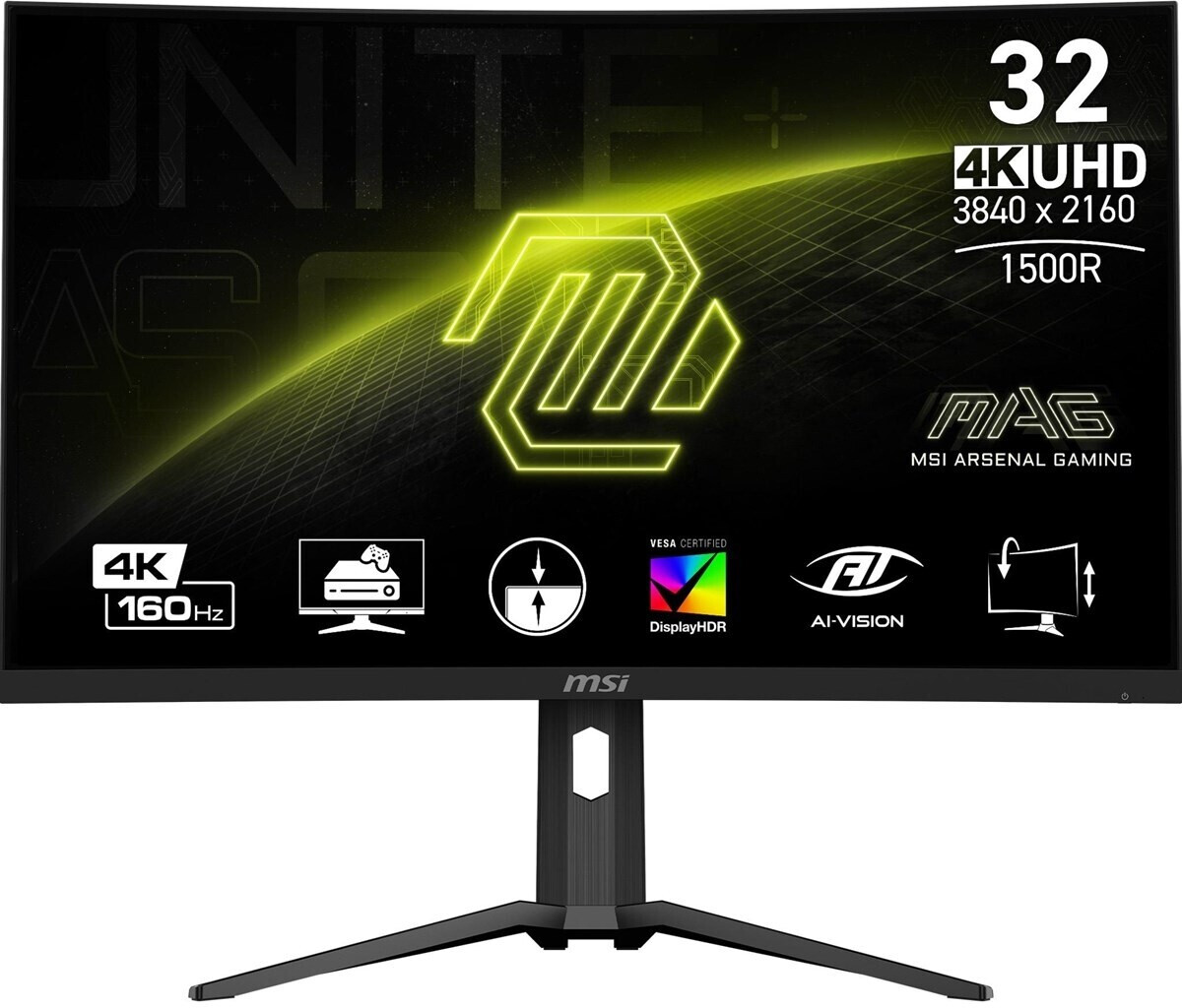 Msi Mag 321upde - OleD-Monitor - Gaming - 81.3 Cm (32") [energieklasse G] (9s6-3dd39T-029)