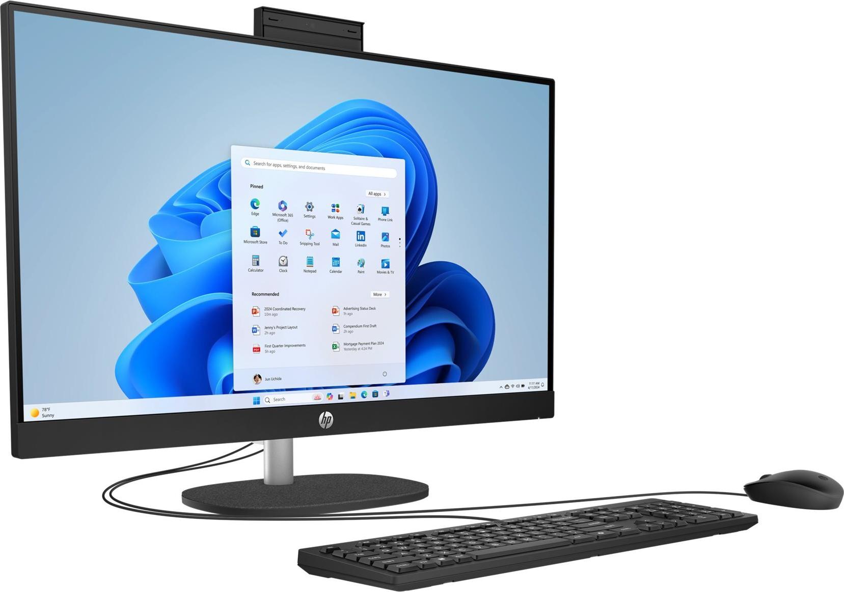 Hp Ai 27-Cr2255ng - AlL-IN-One (komplettlösung) - Core Ultra 5 225u / 1.5 Ghz - Ram 16 Gb - Ssd 512 Gb - Nvme - Intel Graphics - 1gbe, Bluetooth 5.3,