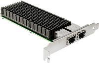InteR-Tech ST-7214 2x Rj45 100m/1g/10g Pcie X8v2.1 (77773009)