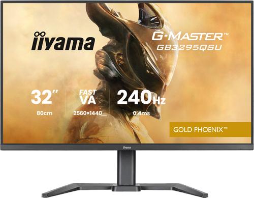 Iiyama G-Master Gb3295qsU-B1 GaminG-Monitor 80 Cm (31,5") Wqhd - Hdmi/dp/usB-C - Schwarz (gb3295qsU-B1)