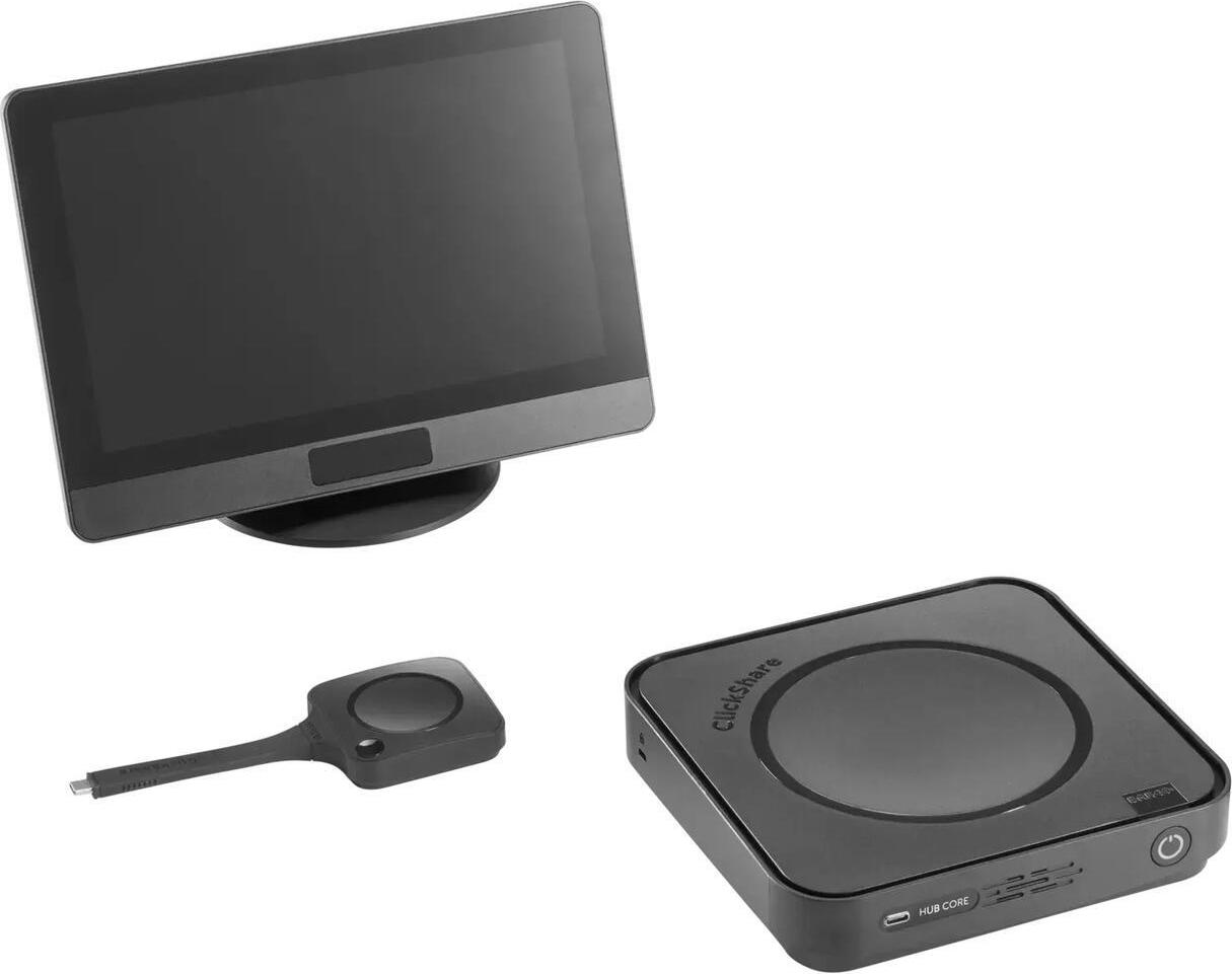 Barco Clickshare Hub Core, Inkl. 1x UsB-C Button, Mtr, 1x Hdmi 2.0 Out (uhd/4k@60hz, 5k@30hz), 3x UsB-C, 1x UsB-A, 1x UsB-C Pd, Lan Und Wlan (2,4/5gh