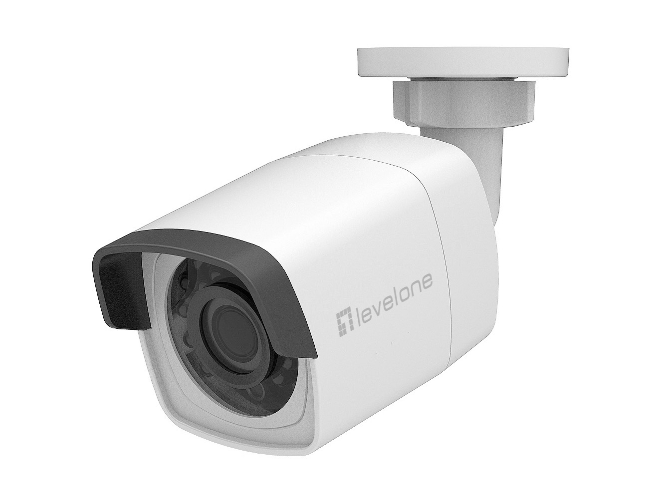 Levelone Gemini Feste IP-NetzwerK-Kamera - 4 Megapixel - IR-Leds - 802.3af Poe - Innen / Außen (fcS-5202)