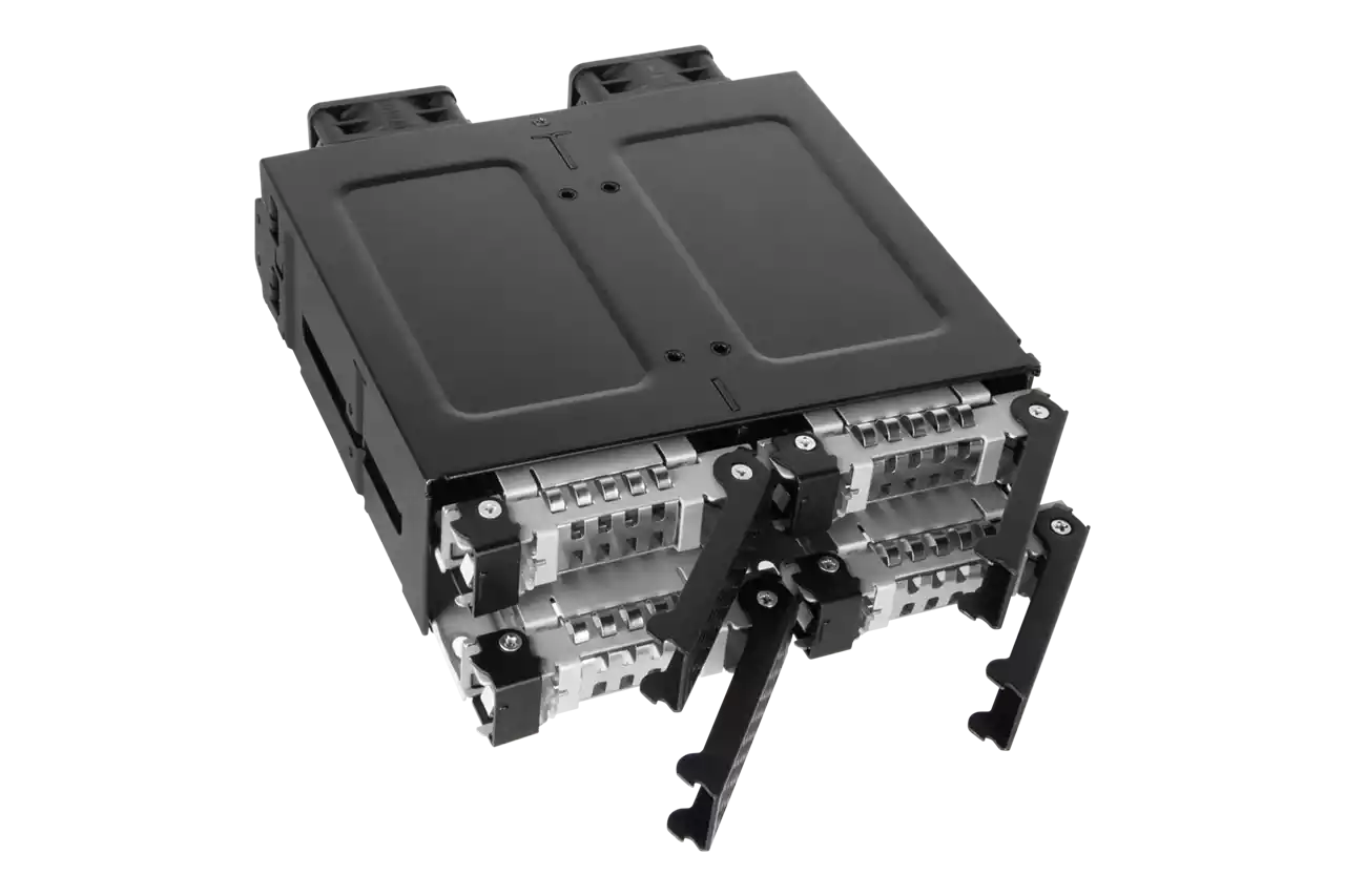 Icy Dock Tougharmor Mb699vP-B V3 - Gehäuse Für Speicherlaufwerke - 2.5" (6,4 Cm) - Pcie 4,0 - U.2, U.3 - Schwarz - Für Cremax Icy Dock Mb991traY-B, E