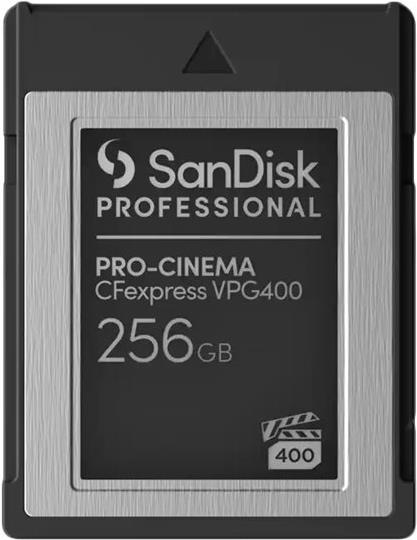 Sandisk PrO-Cinema - 256 Gb - Cfexpress - 1700 Mb/s - 1400 Mb/s - Tropfsicher - Schwarz (sdpcvn4-256G-Gnann)