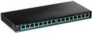 Trendnet Tpe Tg161h - Switch - 16 X 10/100/1000 (poe+) - An Rack Montierbar - Poe+ (120 w)