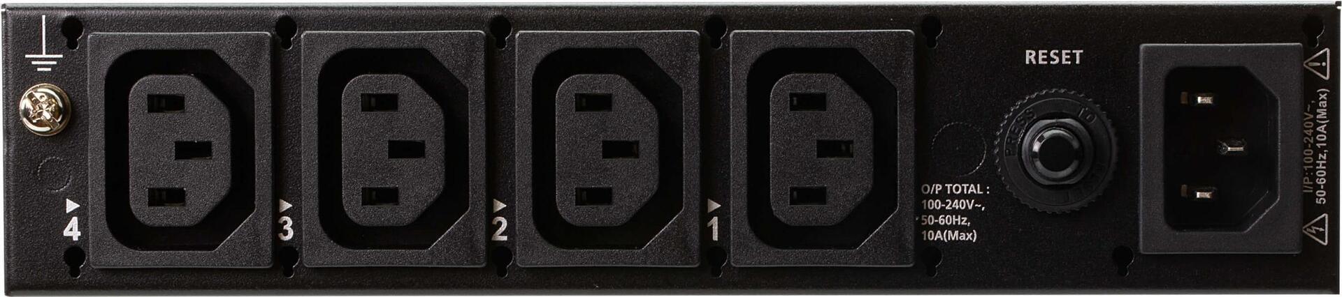 Aten Nrgence Pe4104g - Power Control Unit (in Rack Montierbar/extern) - Wechselstrom 100-240 V - Ethernet 10/100 - Ausgangsanschlüsse: 4